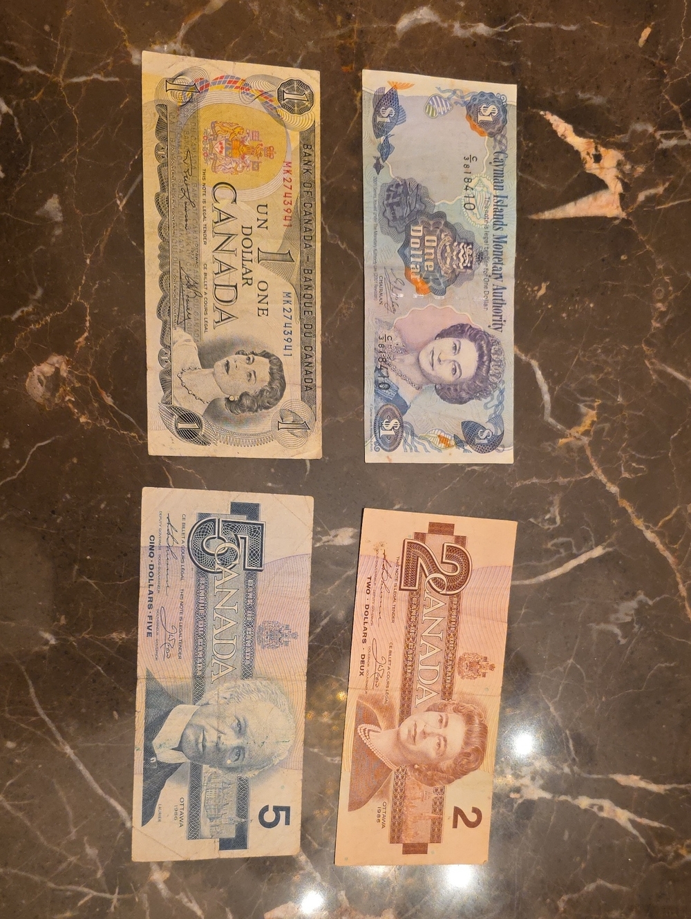 Canadian Banknotes Vintage